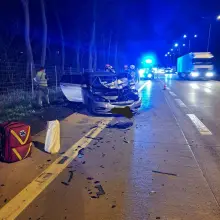 Zobacz zdjęcie: Zderzenie dwóch pojazdów na A4