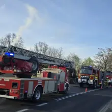 Zobacz zdjęcie: Akcja strażaków w Trzebieniu