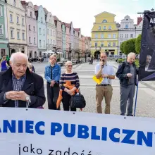 Zobacz zdjęcie: Protest przeciwników aborcji na bolesławieckim Rynku