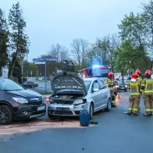 Zobacz zdjęcie: Kolizja trzech aut przy Straży Pożarnej