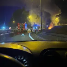 Zobacz zdjęcie: Nocna akcja straży pożarnej