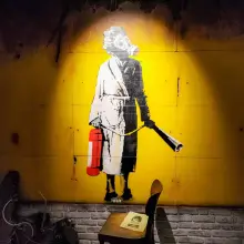 Zobacz zdjęcie: Prace Banksy'ego na wystawie we Wrocławiu
