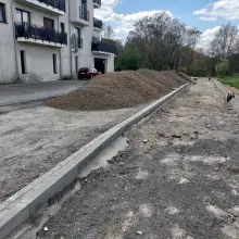 Zobacz zdjęcie: Budowa drogi i chodnika przy Powstańców Warszawy