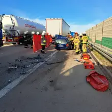 Zobacz zdjęcie: Śmiertelny wypadek na A4
