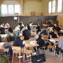 Zobacz zdjęcie: Elewi w 23 Śląskim Pułku Artylerii w Bolesławcu