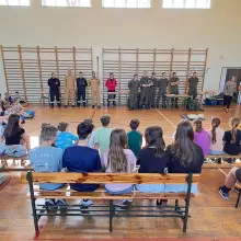 View photo: Meeting at the school in Warta Bolesławiecka