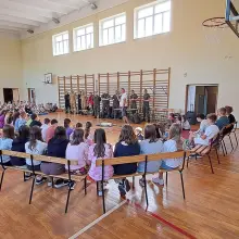 View photo: Meeting at the school in Warta Bolesławiecka