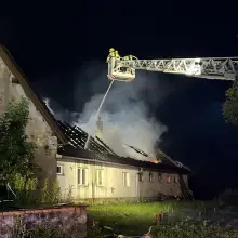 Zobacz zdjęcie: Pożar budynku w Nowych Jaroszowicach