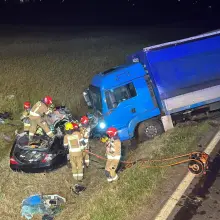 Zobacz zdjęcie: Wypadek między Kruszynem a Tomaszowem Bolesławieckim
