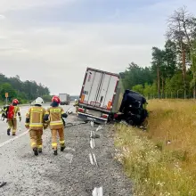 Zobacz zdjęcie: Zdarzenie na A18