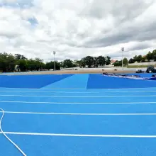 Zobacz zdjęcie: Stadion miejski w Bolesławcu w czasie modernizacji