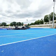 Zobacz zdjęcie: Stadion miejski w Bolesławcu w czasie modernizacji