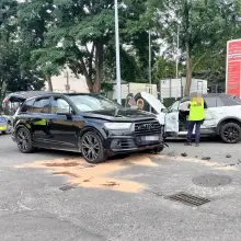 Zobacz zdjęcie: Zdarzenie dwóch aut za Carrefourem w Bolesławcu