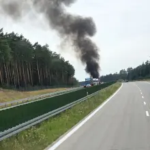 Zobacz zdjęcie: Pożar na A18