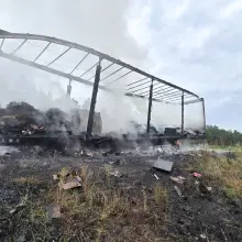 Zobacz zdjęcie: Pożar na A18