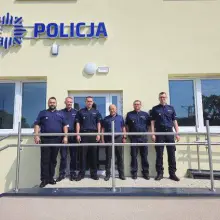 Zobacz zdjęcie: Mundurowi z posterunku w Gromadce
