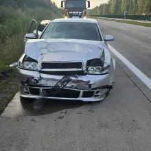 Zobacz zdjęcie: Wypadek na A18