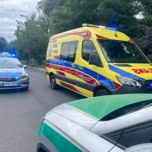 Zobacz zdjęcie: Akcja służb na parkingu przy A4