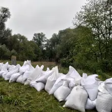 Zobacz zdjęcie: Budowa wałów przy ulicy Bema w Bolesławcu