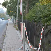 Zobacz zdjęcie: Sytuacja przy Mostowej (około godz. 7:00)