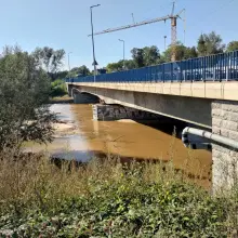 Zobacz zdjęcie: Most przy Zgorzeleckiej w Bolesławcu po powodzi