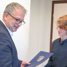 Zobacz zdjęcie: Nagrody dla powiatowych mistrzów ortografii rozdane
