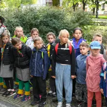 Переглянути фотографію: Скаути під час відзначення 85-ї річниці створення «Сірих шеренг»