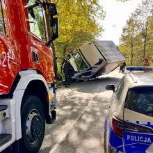 Переглянути фотографію: Аварія на вул. Любаньській у Болеславці