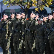 Переглянути фотографію: Військова присяга на ринку Bolesławiec