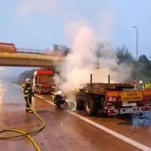 Zobacz zdjęcie: Pożar na A4