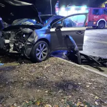 Zobacz zdjęcie: Wypadek na skrzyżowaniu alei Tysiąclecia i Chrobrego