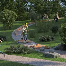 View photo: See What the Bolesławiec Bike Skills Park Will Look Like