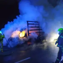 Zobacz zdjęcie: Pożar na A4