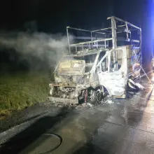 Zobacz zdjęcie: Pożar na A4