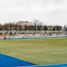 Zobacz zdjęcie: Budowa trybuny stadionu przy ulicy Spółdzielczej w Bolesławcu