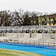 Zobacz zdjęcie: Budowa trybuny stadionu przy ulicy Spółdzielczej w Bolesławcu