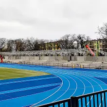Zobacz zdjęcie: Budowa trybuny stadionu przy ulicy Spółdzielczej w Bolesławcu