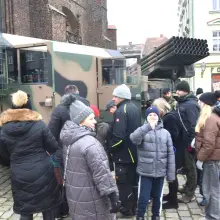 View photo: Volunteer soldiers from the 23rd Silesian Artillery Regiment took the oath