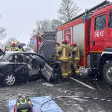 Zobacz zdjęcie: Wypadek na drodze krajowej