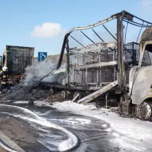 Zobacz zdjęcie: Pożar na A4