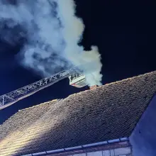 Zobacz zdjęcie: Pożar komina przy ul. Widok w Bolesławcu