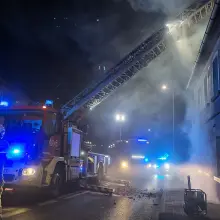 Zobacz zdjęcie: Pożar komina przy ul. Widok w Bolesławcu