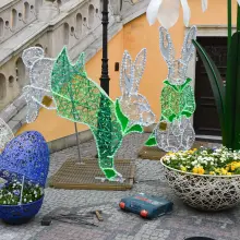 Zobacz zdjęcie: Świąteczne dekoracje na bolesławieckim rynku