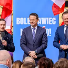 Zobacz zdjęcie: Wiec wyborczy Rafała Trzaskowskiego w Bolesławcu
