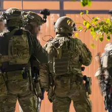 Zobacz zdjęcie: Ćwiczenia militarne przy Zakładzie Energetyki Cieplnej w Bolesławcu