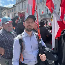 Zobacz zdjęcie: Uczestnicy marszu Karola Nawrockiego