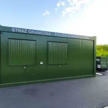 Переглянути фотографію: Контейнер — контрольний пункт Straż Graniczna