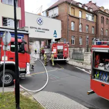 Zobacz zdjęcie: Akcja na terenie szpitala