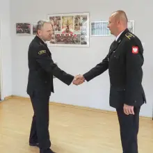 Zobacz zdjęcie: Uroczysta zbiórka w KP PSP Bolesławiec