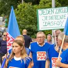 Zobacz zdjęcie: Protest w najstarszym zakładzie ceramicznym w Bolesławcu